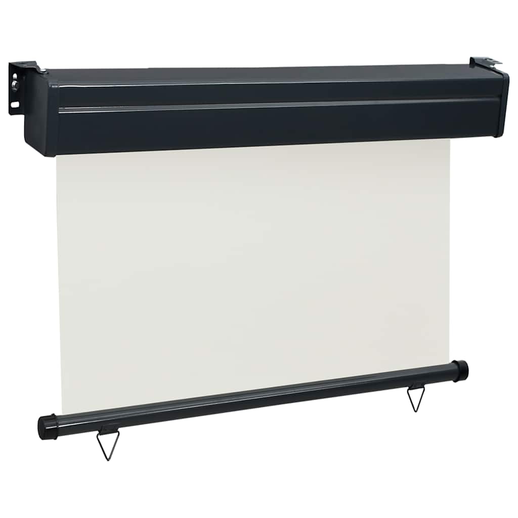 Toldo lateral para varanda 80x250 cm creme