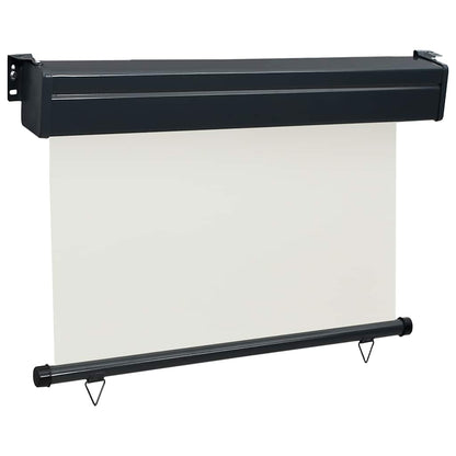 Toldo lateral para varanda 80x250 cm creme