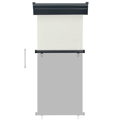 Toldo lateral para varanda 80x250 cm creme