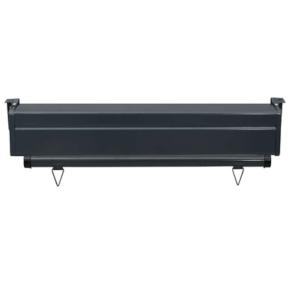 Toldo lateral para varanda 80x250 cm creme