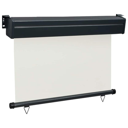 Toldo lateral para varanda 100x250 cm creme