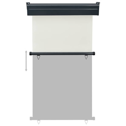 Toldo lateral para varanda 100x250 cm creme