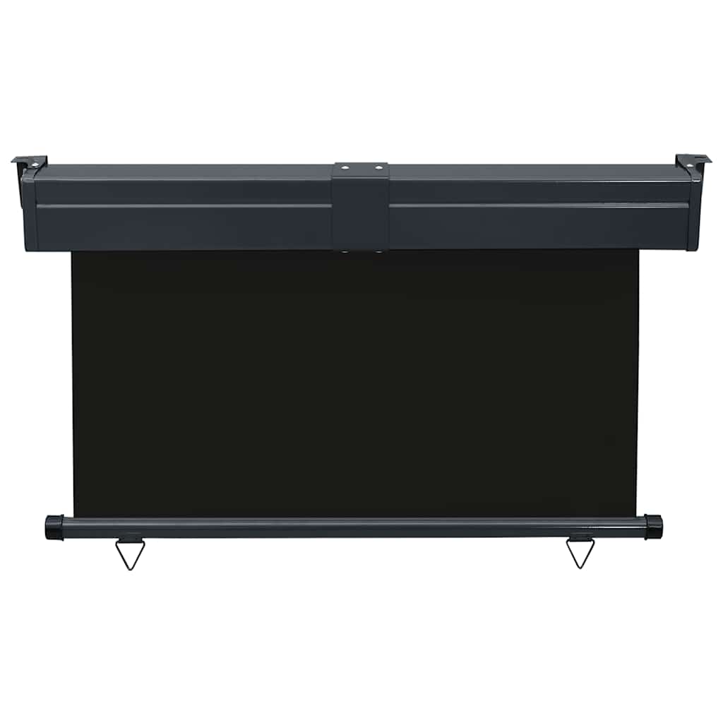 Toldo lateral para varanda 125x250 cm preto