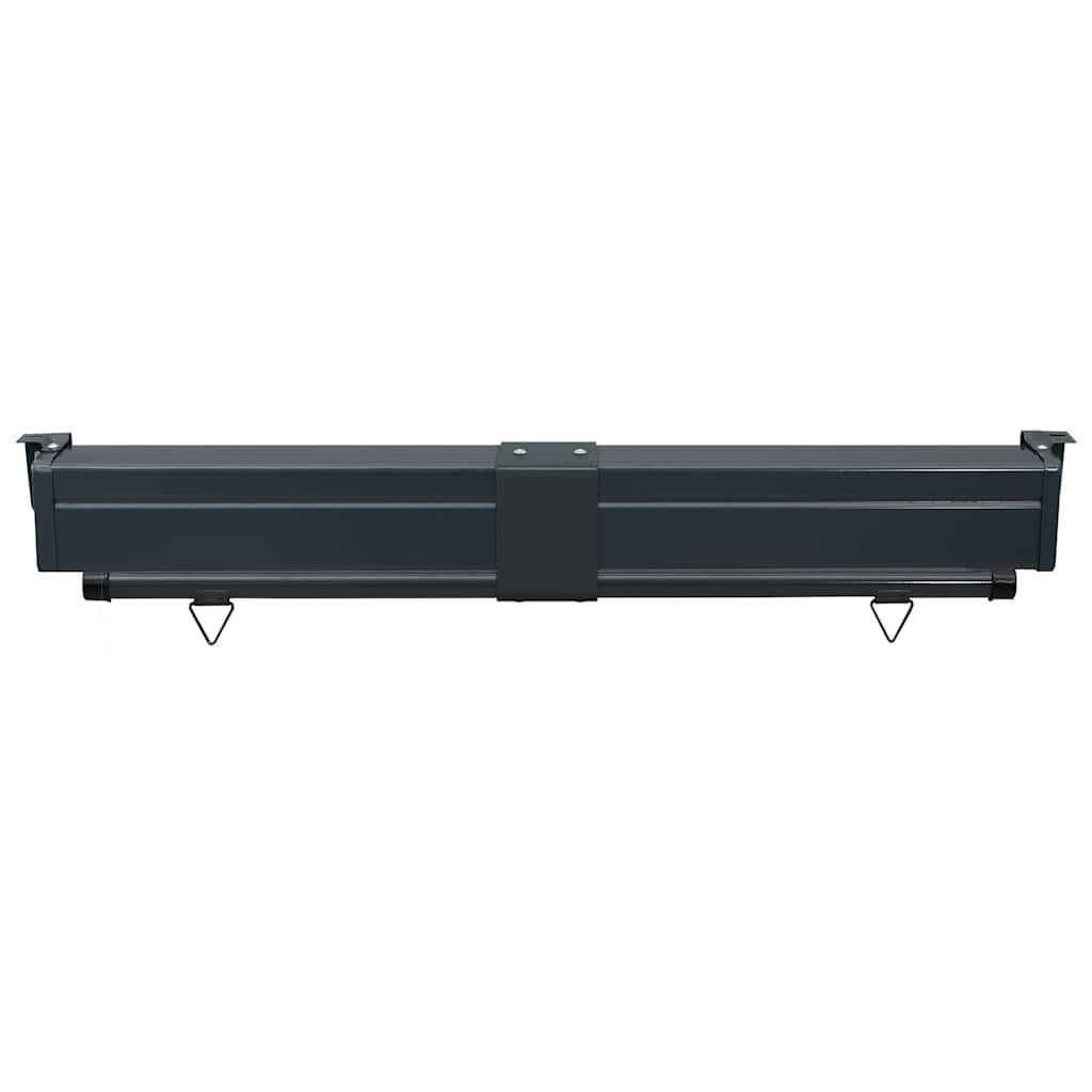 Toldo lateral para varanda 125x250 cm preto