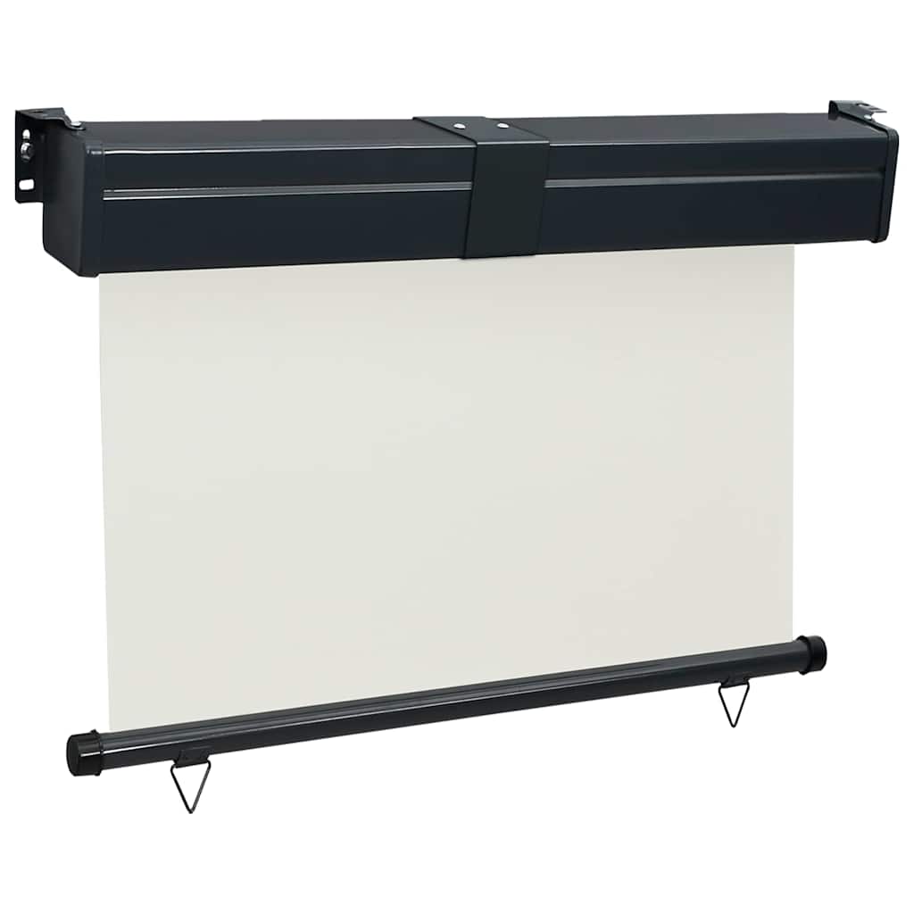 Toldo lateral para varanda 125x250 cm creme