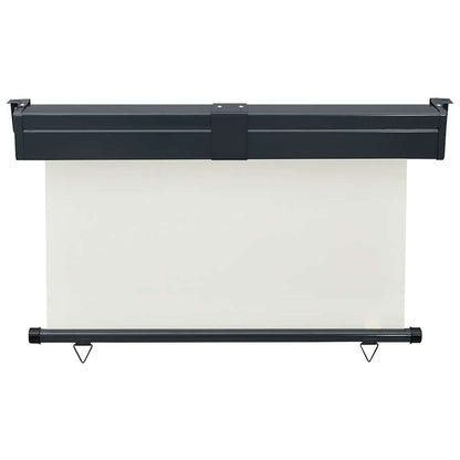 Toldo lateral para varanda 125x250 cm creme