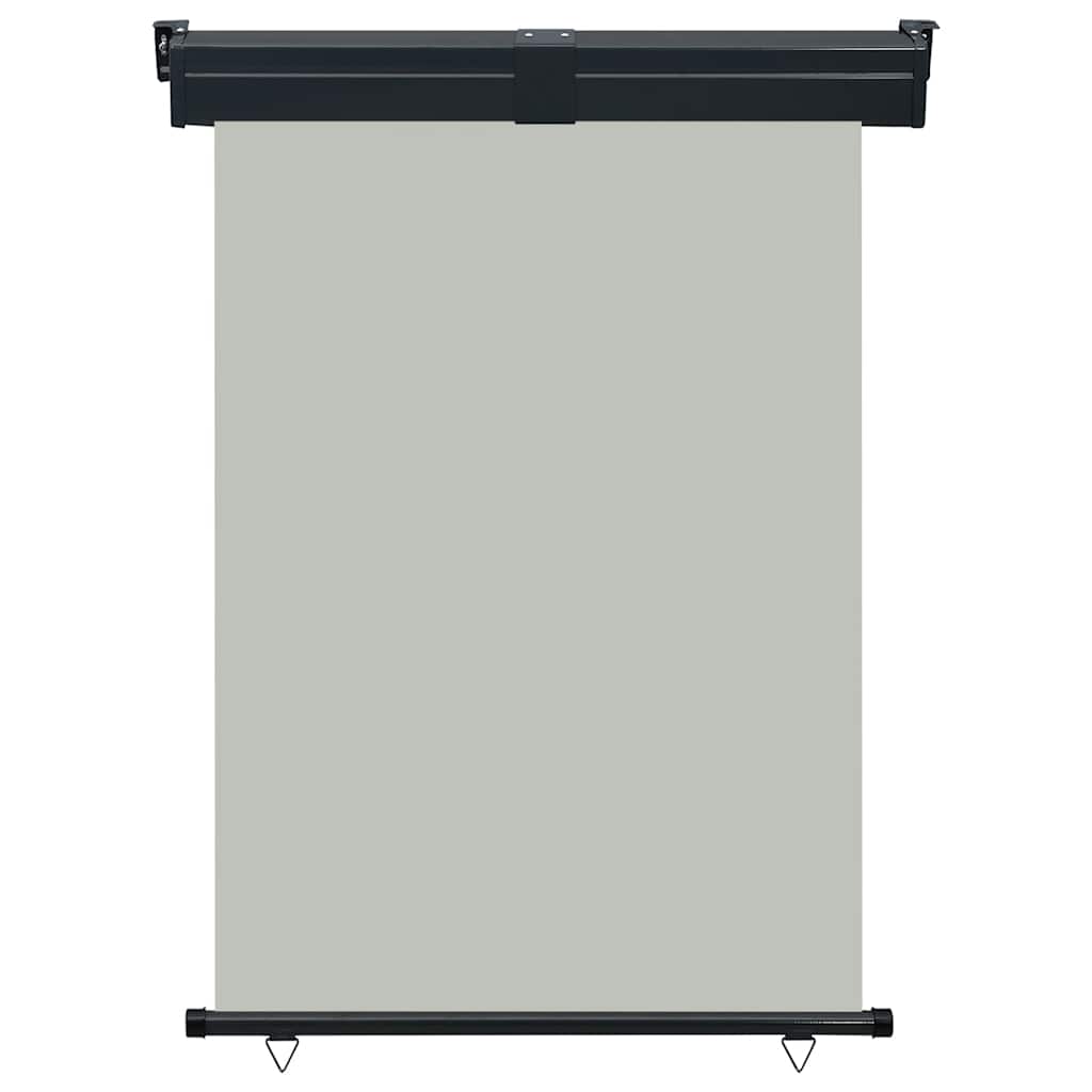 Toldo lateral para varanda 125x250 cm cinzento