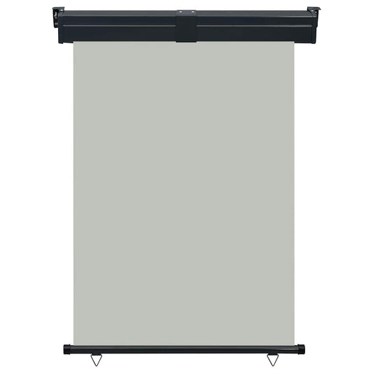 Toldo lateral para varanda 125x250 cm cinzento