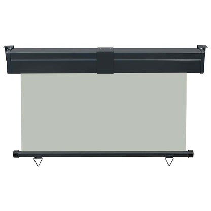 Toldo lateral para varanda 125x250 cm cinzento