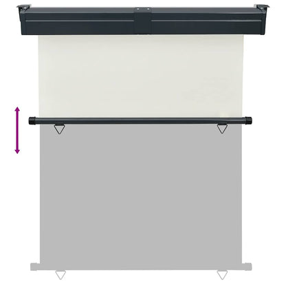 Toldo lateral para varanda 145x250 cm cor creme