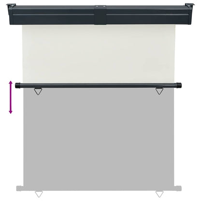 Toldo lateral para varanda 165x250 cm creme