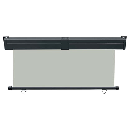 Toldo lateral para varanda 175x250 cm cinzento