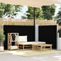 Toldo lateral retrátil 100x600 cm preto