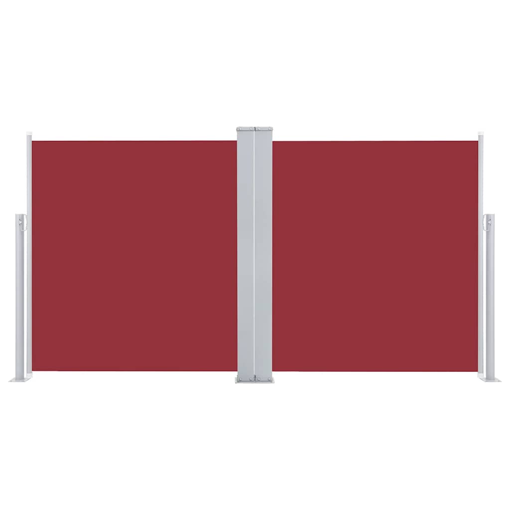 Toldo lateral retrátil 100x600 cm vermelho