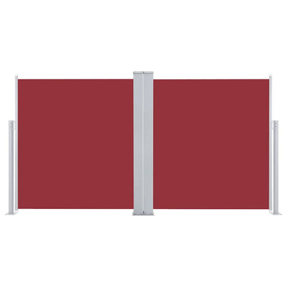 Toldo lateral retrátil 100x600 cm vermelho