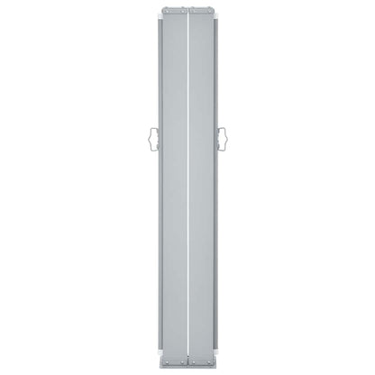 Toldo lateral retrátil 120x600 cm preto