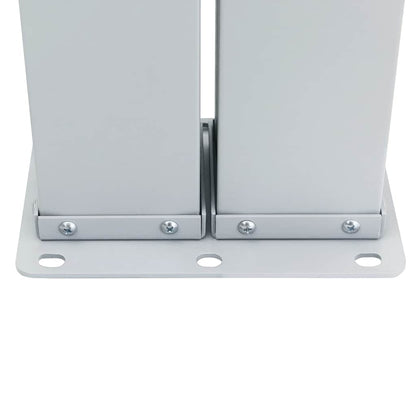 Toldo lateral retrátil 120x600 cm castanho