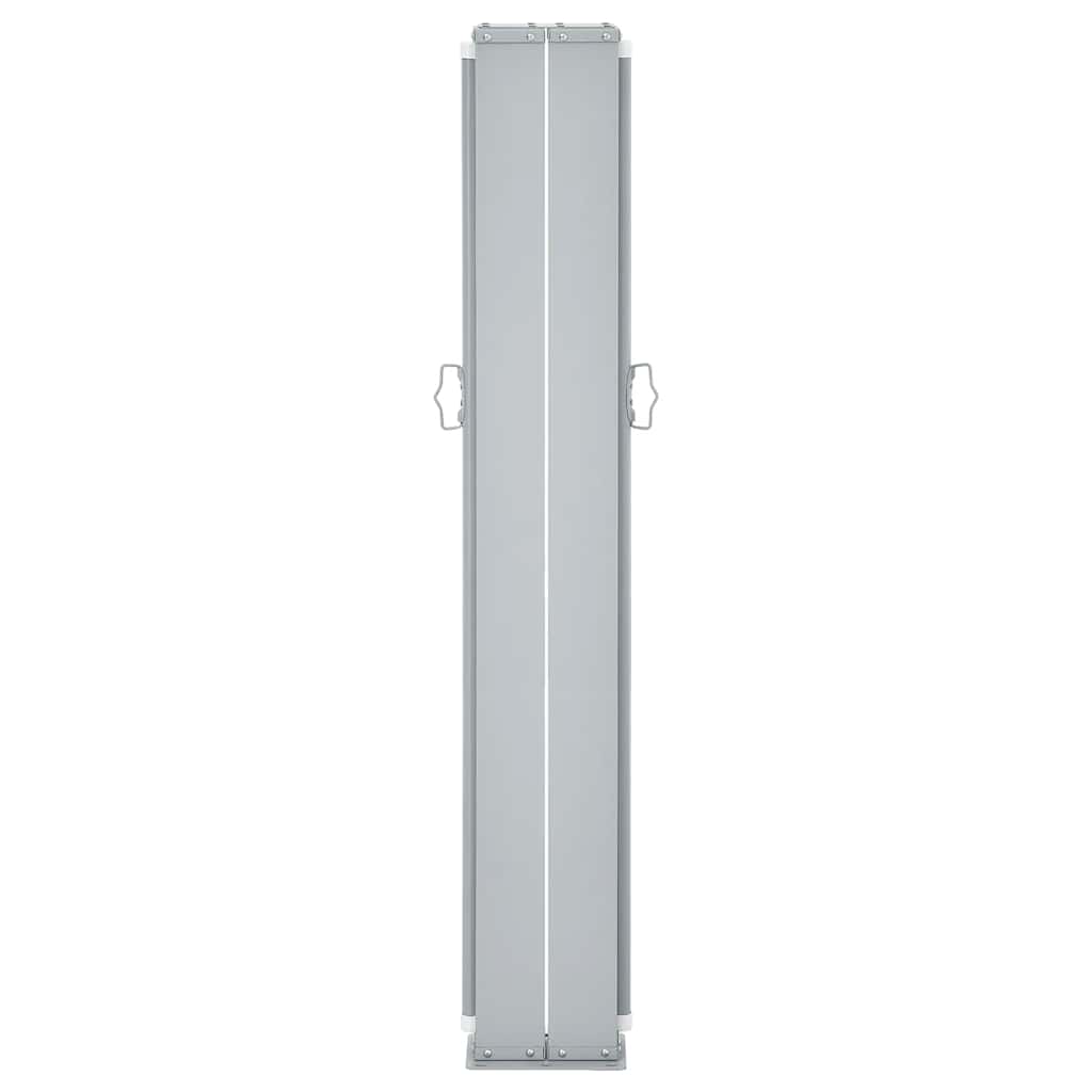 Toldo lateral retrátil 140x600 cm preto