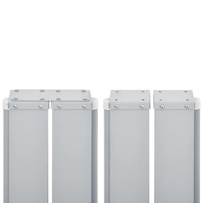 Toldo lateral retrátil 140x600 cm preto