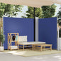 Toldo lateral retrátil 160x600 cm azul