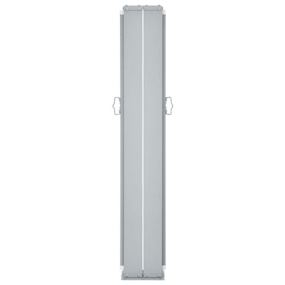 Toldo lateral retrátil 100x1000 cm vermelho