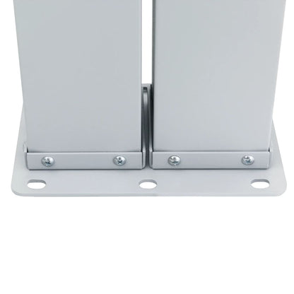 Toldo lateral retrátil 100x1000 cm vermelho