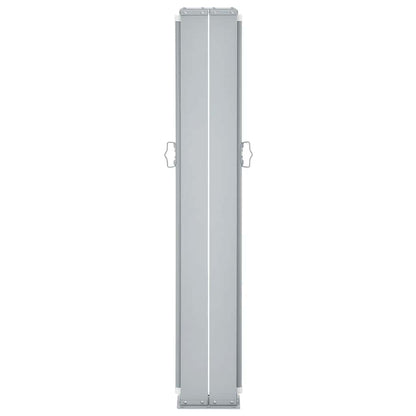 Toldo lateral retrátil 120x1000 cm castanho