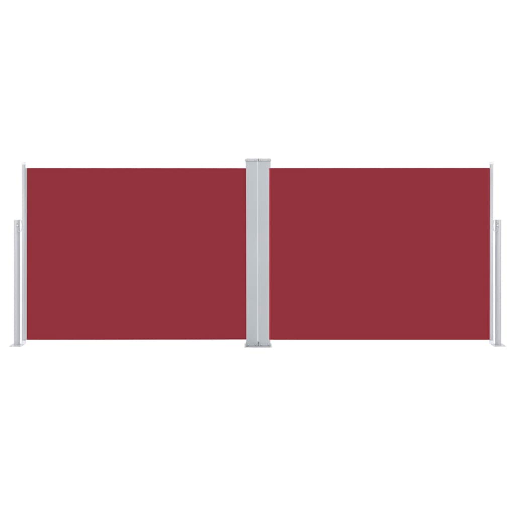 Toldo lateral retrátil 140x1000 cm vermelho