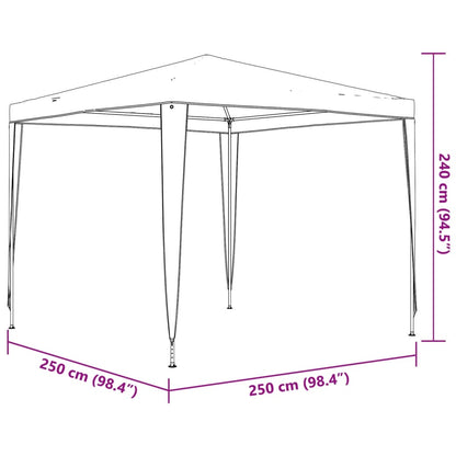 Tenda para festas 2,5x2,5 m azul