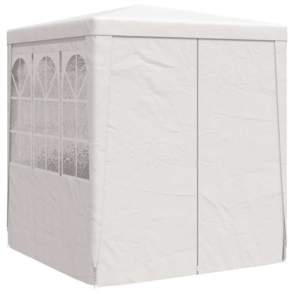 Tenda festas com paredes laterais 2x2m 90g/m² branco