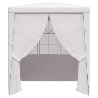 Tenda festas com paredes laterais 2x2m 90g/m² branco
