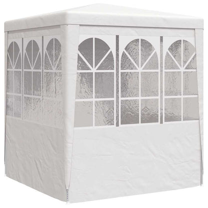 Tenda festas com paredes laterais 2x2m 90g/m² branco