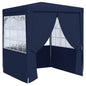 Tenda festas com paredes laterais 2x2 m 90 g/m² azul