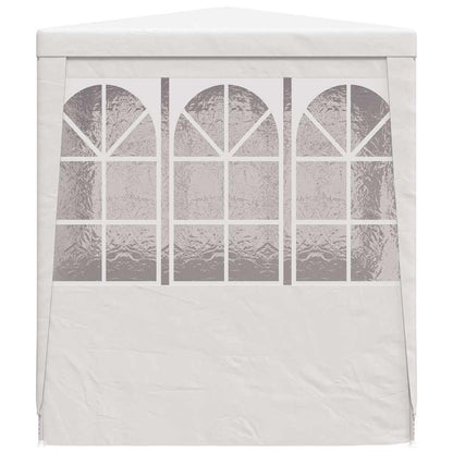 Tenda festas com paredes laterais 2,5x2,5m 90g/m² branco