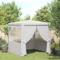 Tenda festas com paredes laterais 2,5x2,5m 90g/m² branco