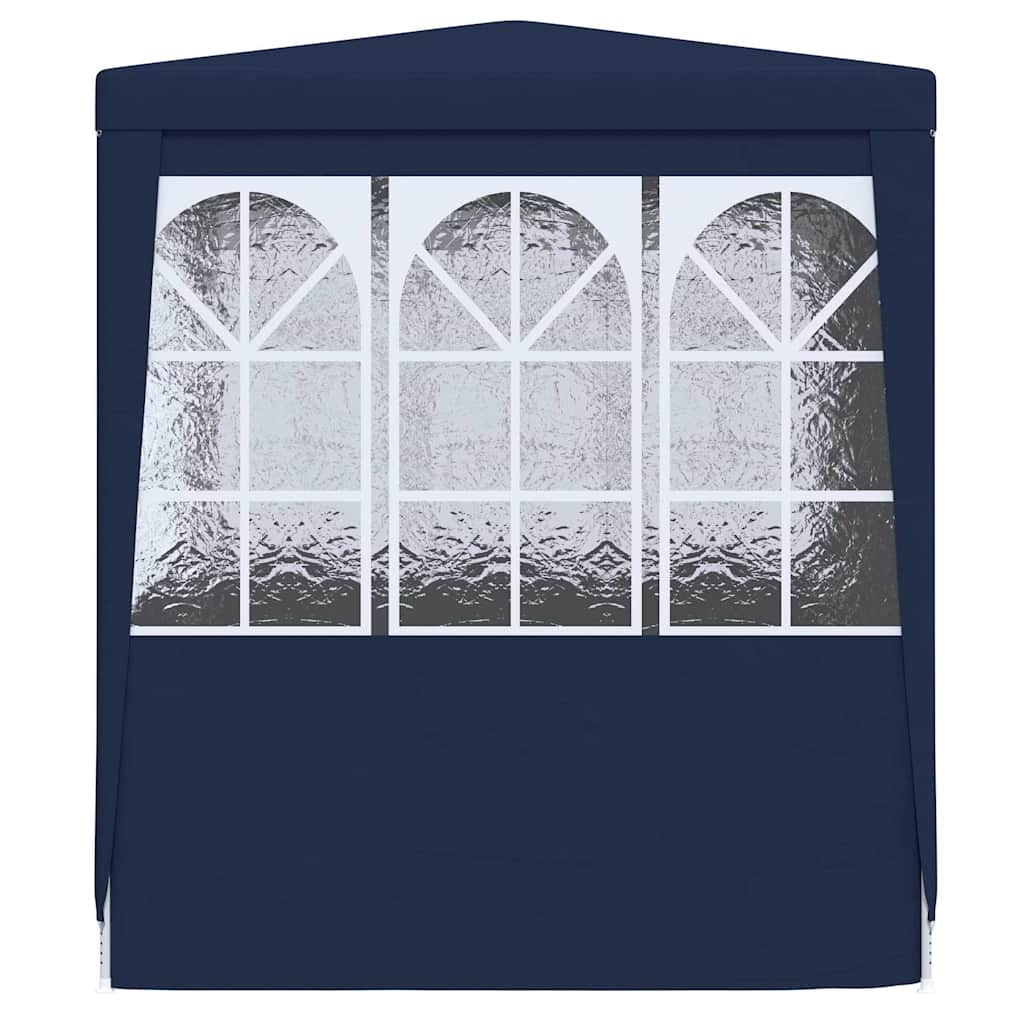 Tenda festas com paredes laterais 2,5x2,5m 90g/m² azul
