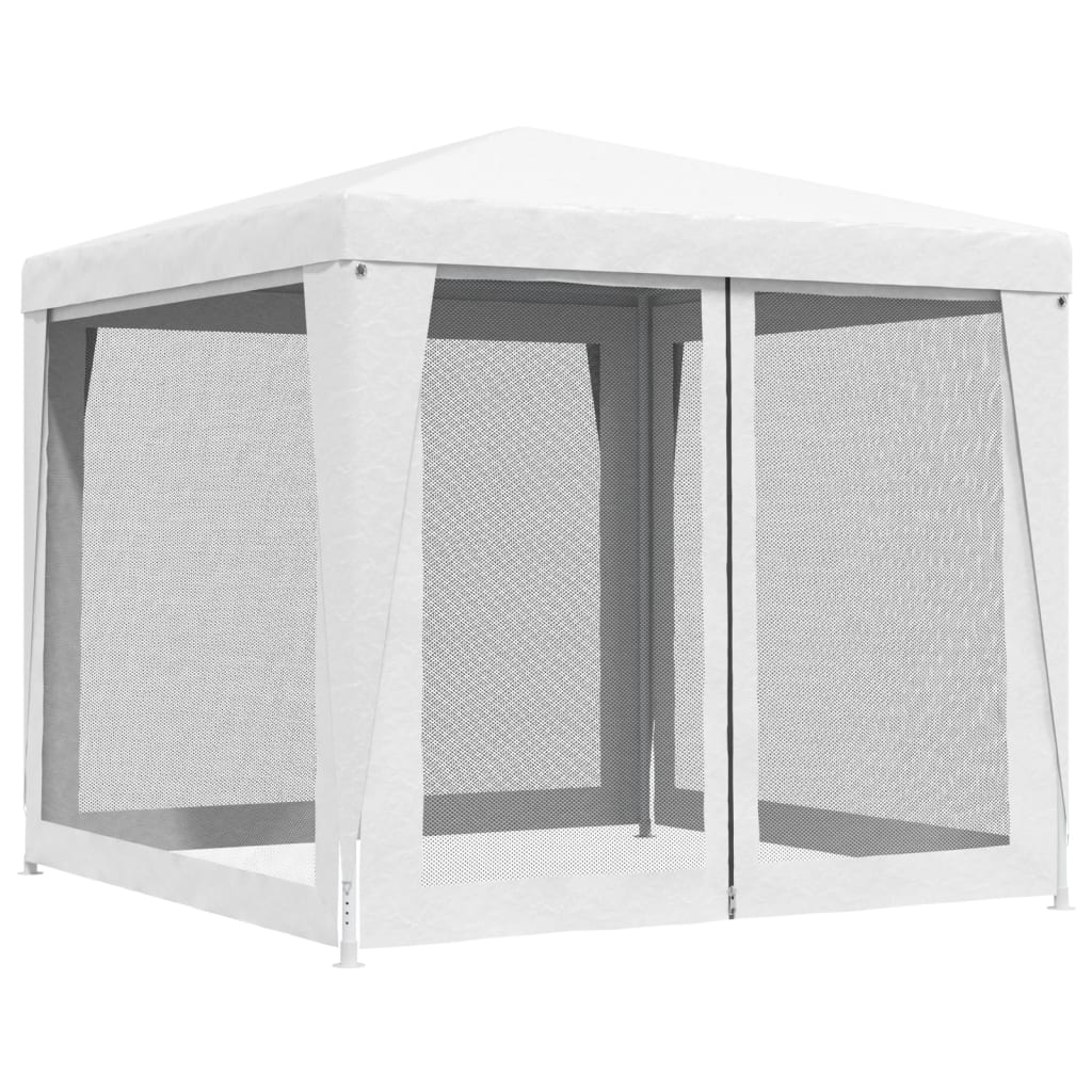 Tenda para festas c/ 4 paredes laterais em rede 2,5x2,5m branco