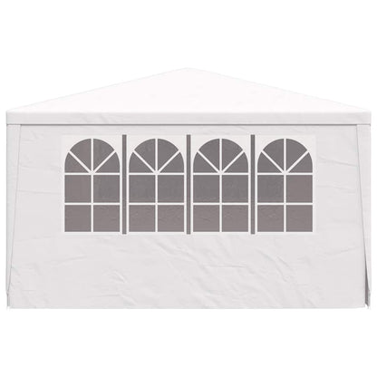 Tenda festas profissional + paredes laterais 4x4m 90g/m² branco
