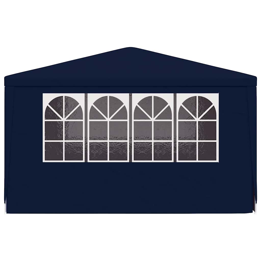 Tenda festas profissional c/ paredes laterais 4x4m 90g/m² azul
