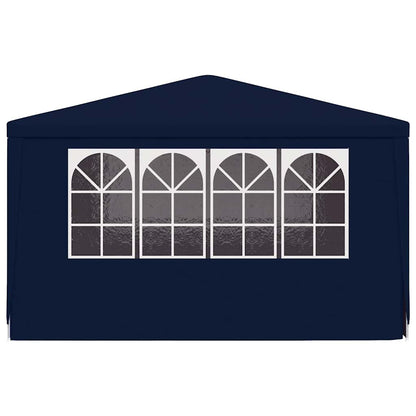 Tenda festas profissional c/ paredes laterais 4x4m 90g/m² azul