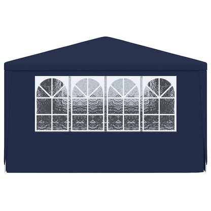 Tenda festas profissional c/ paredes laterais 4x6m 90g/m² azul