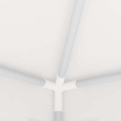 Tenda festas profissional + paredes laterais 4x9m 90g/m² branco