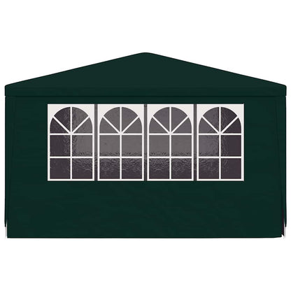 Tenda festas profissional c/ paredes laterais 4x4m 90g/m² verde