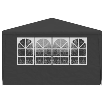 Tenda festas com paredes laterais 4x6m 90g/m² antracite