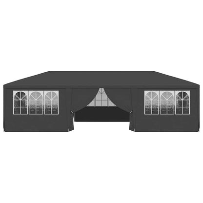 Tenda festas com paredes laterais 4x9m 90g/m² antracite