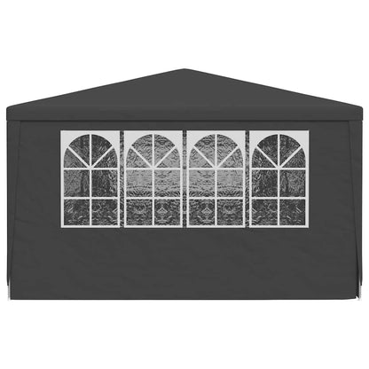 Tenda festas com paredes laterais 4x9m 90g/m² antracite
