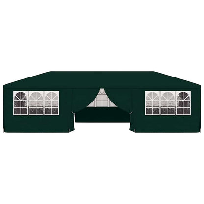 Tenda festas profissional c/ paredes laterais 4x9m 90g/m² verde