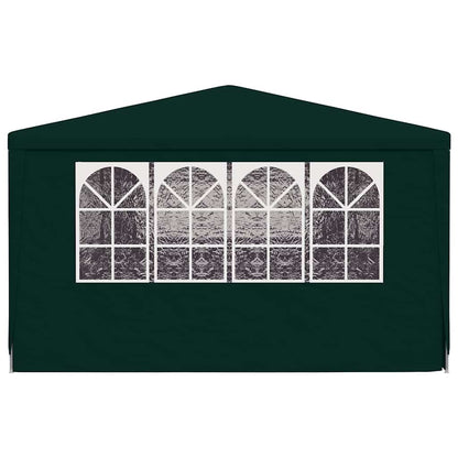 Tenda festas profissional c/ paredes laterais 4x9m 90g/m² verde