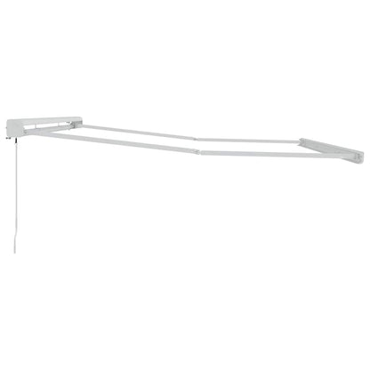 Estrutura de Toldo Manual Branco 500 × 300 cm Alumínio