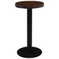 Mesa bistrô 40 cm MDF castanho-escuro
